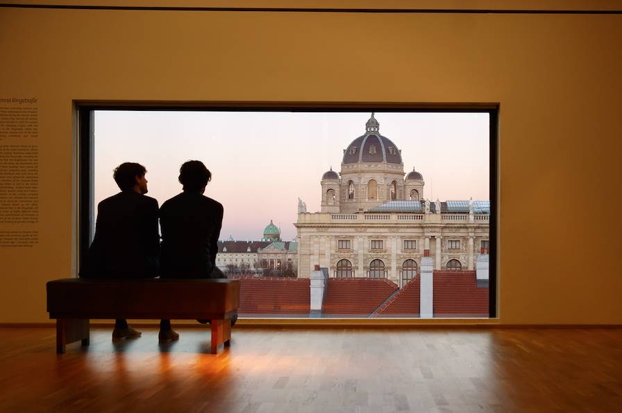 Vue depuis le Musée Leopold - Vienne - Autriche © Peter Rigaud/WienTourismus