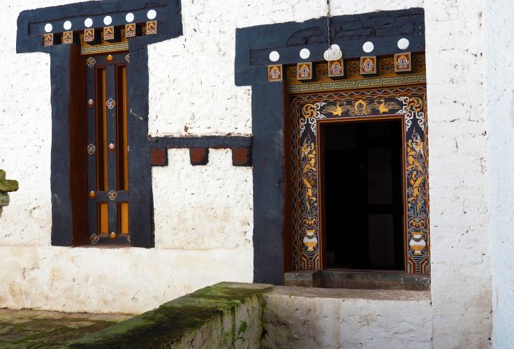 Architecture traditionnelle - Dzong de Trongsa - Bhoutan © Thomas Callens