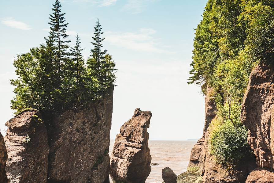 Hopewell Rocks - Nouveau-Brunswick - Canada © franckreporter/iStock/Getty Images Plus