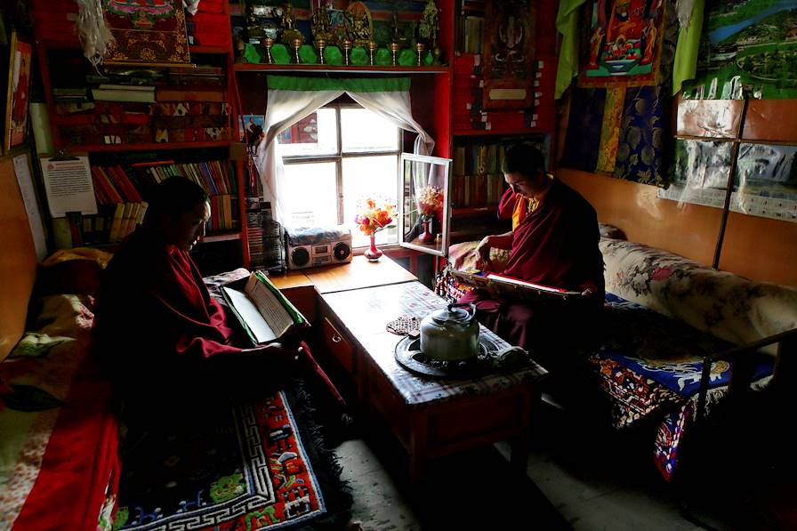 Collège philosophique de Sinda - Tibet oriental © Matthieu Ricard