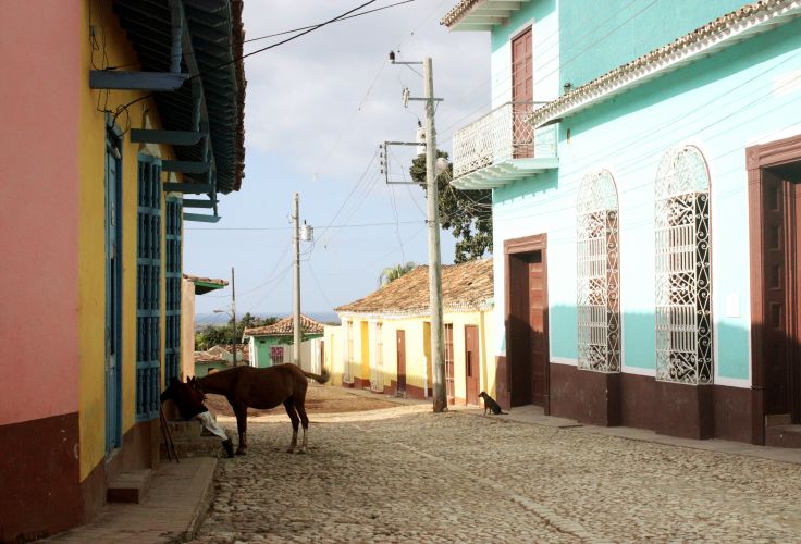 Dans les rues de Trinidad - Cuba © Mathilde Salmon