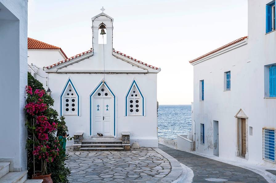 Chora - Île d'Andros - Cyclades - Grèce © SianStock - Stock Adobe