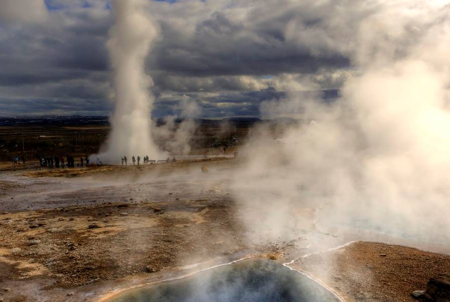 Geyser de Strokkur - Islande © Matthieu Ricard