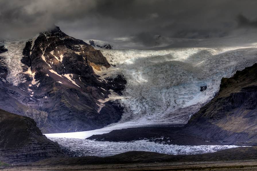 Glacier de Svínafell - Svínafellsjökull - Islande © Matthieu Ricard