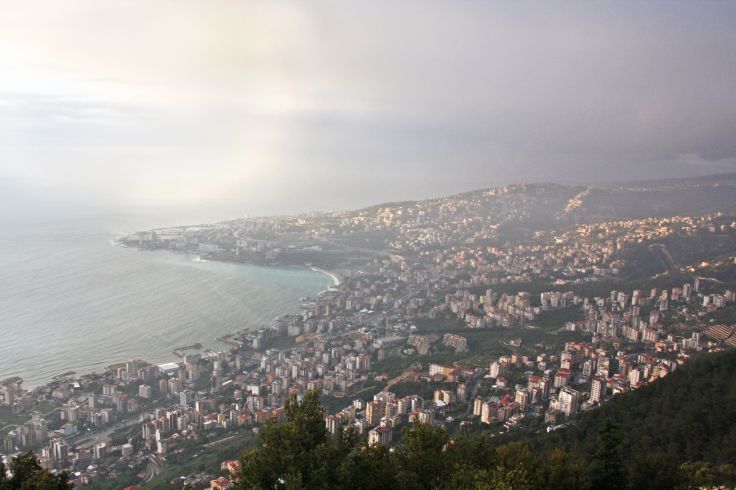 Vue sur Beyrouth et Byblos depuis Jounieh - District de Kesrouan - Liban © Danielle Ghostine