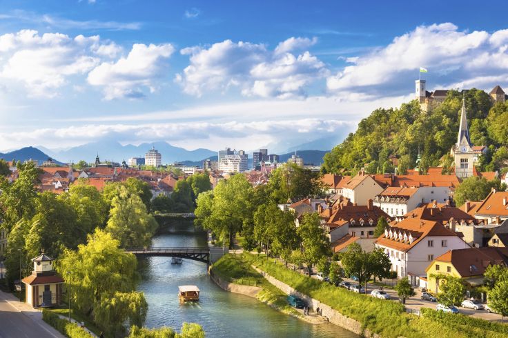 Ljubljana - Slovénie © kasto80/Getty Images/iStockphoto