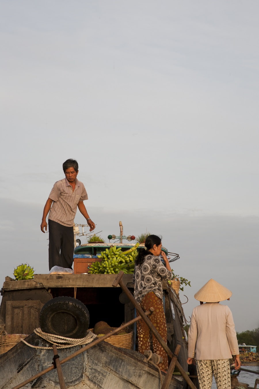 Maché flottant dans le delta du Mekong